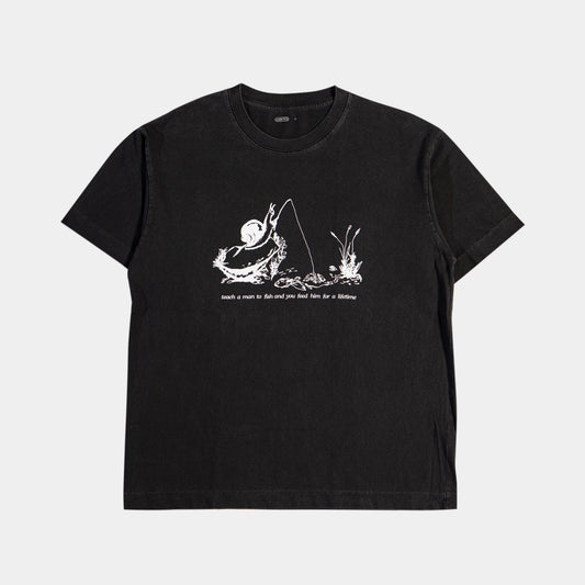 Fishing Snail Tee